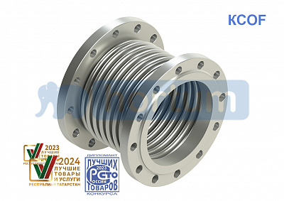 Компенсатор осевой  фланцевый КСОF 125-16-60 L=190